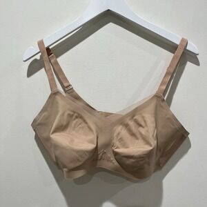 Honeylove Bra Beige XL Wireless Support Smoothing Everyday Comfort Crossover